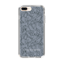 Slim Protection Case［ LAGUNAMOON - FlowerPattern - Dark blue ］