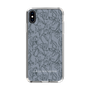 Slim Protection Case［ LAGUNAMOON - FlowerPattern - Dark blue ］