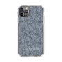 Slim Protection Case［ LAGUNAMOON - FlowerPattern - Dark blue ］