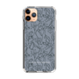 Slim Protection Case［ LAGUNAMOON - FlowerPattern - Dark blue ］