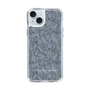 Slim Protection Case［ LAGUNAMOON - FlowerPattern - Dark blue ］