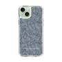 Slim Protection Case［ LAGUNAMOON - FlowerPattern - Dark blue ］
