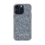 Slim Protection Case［ LAGUNAMOON - FlowerPattern - Dark blue ］