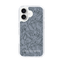 Slim Protection Case［ LAGUNAMOON - FlowerPattern - Dark blue ］