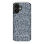 Slim Protection Case［ LAGUNAMOON - FlowerPattern - Dark blue ］