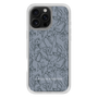 Slim Protection Case［ LAGUNAMOON - FlowerPattern - Dark blue ］