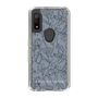 Slim Protection Case［ LAGUNAMOON - FlowerPattern - Dark blue ］