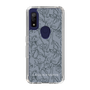 Slim Protection Case［ LAGUNAMOON - FlowerPattern - Dark blue ］