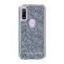 Slim Protection Case［ LAGUNAMOON - FlowerPattern - Dark blue ］