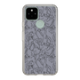 Slim Protection Case［ LAGUNAMOON - FlowerPattern - Dark blue ］
