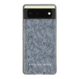 Slim Protection Case［ LAGUNAMOON - FlowerPattern - Dark blue ］