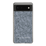 Slim Protection Case［ LAGUNAMOON - FlowerPattern - Dark blue ］