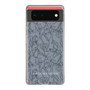 Slim Protection Case［ LAGUNAMOON - FlowerPattern - Dark blue ］