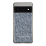 Slim Protection Case［ LAGUNAMOON - FlowerPattern - Dark blue ］