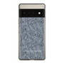Slim Protection Case［ LAGUNAMOON - FlowerPattern - Dark blue ］