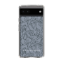 Slim Protection Case［ LAGUNAMOON - FlowerPattern - Dark blue ］