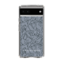 Slim Protection Case［ LAGUNAMOON - FlowerPattern - Dark blue ］
