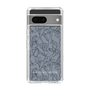 Slim Protection Case［ LAGUNAMOON - FlowerPattern - Dark blue ］