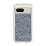 Slim Protection Case［ LAGUNAMOON - FlowerPattern - Dark blue ］