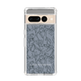 Slim Protection Case［ LAGUNAMOON - FlowerPattern - Dark blue ］