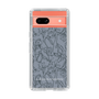 Slim Protection Case［ LAGUNAMOON - FlowerPattern - Dark blue ］