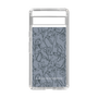 Slim Protection Case［ LAGUNAMOON - FlowerPattern - Dark blue ］