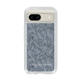 Slim Protection Case［ LAGUNAMOON - FlowerPattern - Dark blue ］
