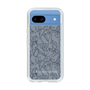Slim Protection Case［ LAGUNAMOON - FlowerPattern - Dark blue ］
