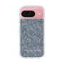 Slim Protection Case［ LAGUNAMOON - FlowerPattern - Dark blue ］