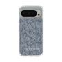Slim Protection Case［ LAGUNAMOON - FlowerPattern - Dark blue ］
