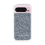 Slim Protection Case［ LAGUNAMOON - FlowerPattern - Dark blue ］