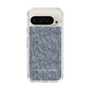Slim Protection Case［ LAGUNAMOON - FlowerPattern - Dark blue ］