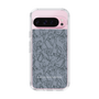 Slim Protection Case［ LAGUNAMOON - FlowerPattern - Dark blue ］