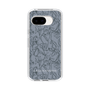 Slim Protection Case［ LAGUNAMOON - FlowerPattern - Dark blue ］