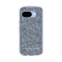 Slim Protection Case［ LAGUNAMOON - FlowerPattern - Dark blue ］