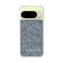 Slim Protection Case［ LAGUNAMOON - FlowerPattern - Dark blue ］