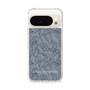 Slim Protection Case［ LAGUNAMOON - FlowerPattern - Dark blue ］