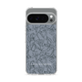 Slim Protection Case［ LAGUNAMOON - FlowerPattern - Dark blue ］