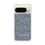 Slim Protection Case［ LAGUNAMOON - FlowerPattern - Dark blue ］
