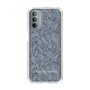 Slim Protection Case［ LAGUNAMOON - FlowerPattern - Dark blue ］