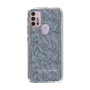 Slim Protection Case［ LAGUNAMOON - FlowerPattern - Dark blue ］