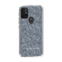 Slim Protection Case［ LAGUNAMOON - FlowerPattern - Dark blue ］