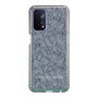Slim Protection Case［ LAGUNAMOON - FlowerPattern - Dark blue ］