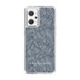 Slim Protection Case［ LAGUNAMOON - FlowerPattern - Dark blue ］