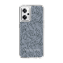 Slim Protection Case［ LAGUNAMOON - FlowerPattern - Dark blue ］