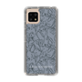 Slim Protection Case［ LAGUNAMOON - FlowerPattern - Dark blue ］