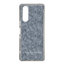 Slim Protection Case［ LAGUNAMOON - FlowerPattern - Dark blue ］