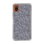 Slim Protection Case［ LAGUNAMOON - FlowerPattern - Dark blue ］