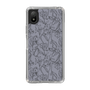 Slim Protection Case［ LAGUNAMOON - FlowerPattern - Dark blue ］