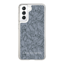 Slim Protection Case［ LAGUNAMOON - FlowerPattern - Dark blue ］